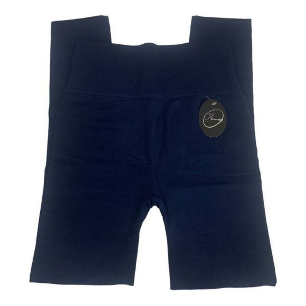 Oh Concept Womens Shapewear Shorts S/M Seamless High-Waisted Compression Blue